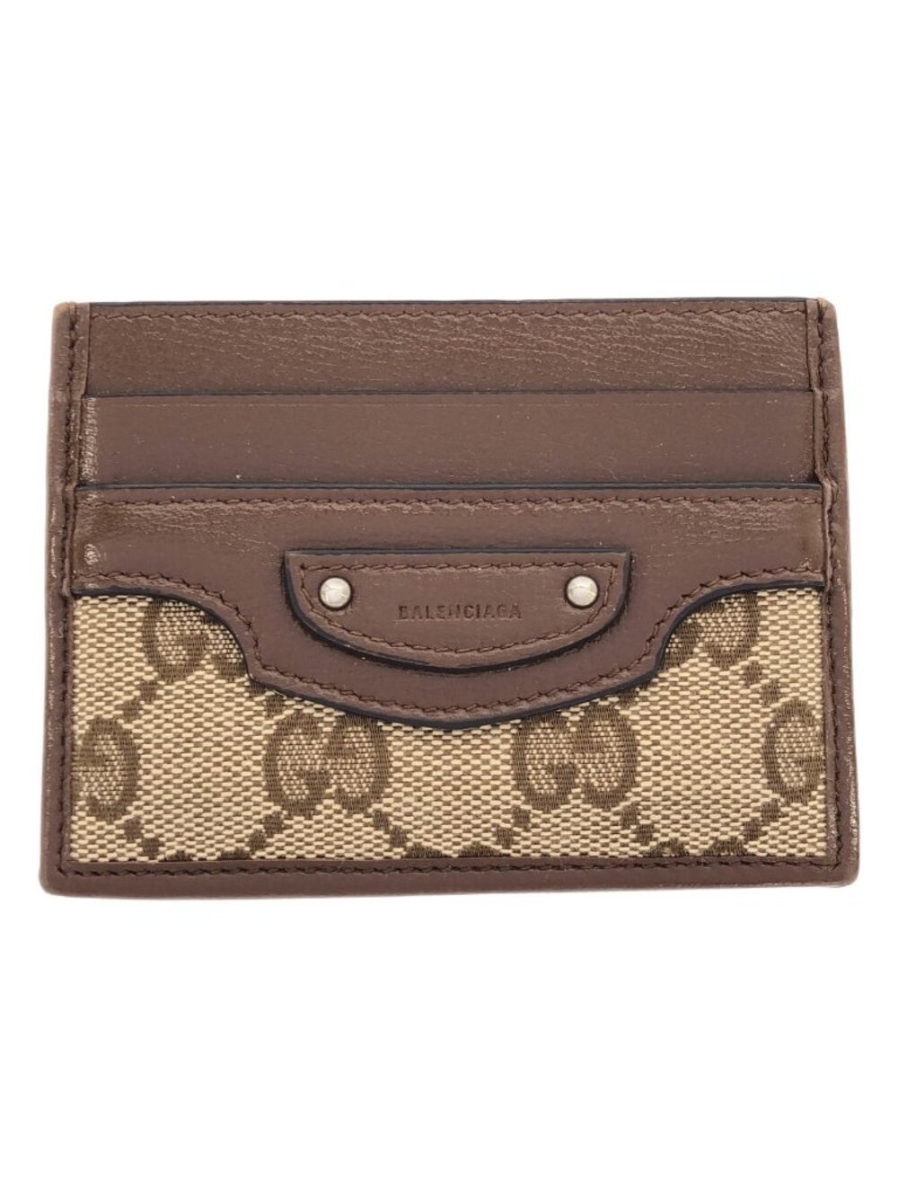 Gucci the Hacker Project Card Case Brown